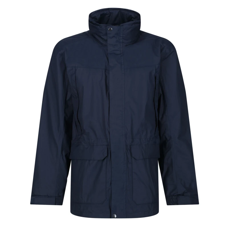 Image of Regatta Professional Mens Waterproof Breathable Jacket in Navy Size: Small Navy Male S