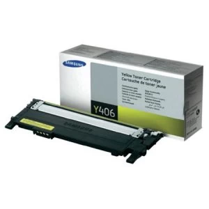 Image of Samsung CLT-Y406S/ELS Yellow Laser Toner Ink Cartridge