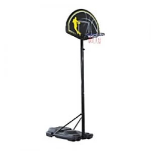 Image of HOMCOM Portable Basketball Stand Net Hoop W/Wheels-Black