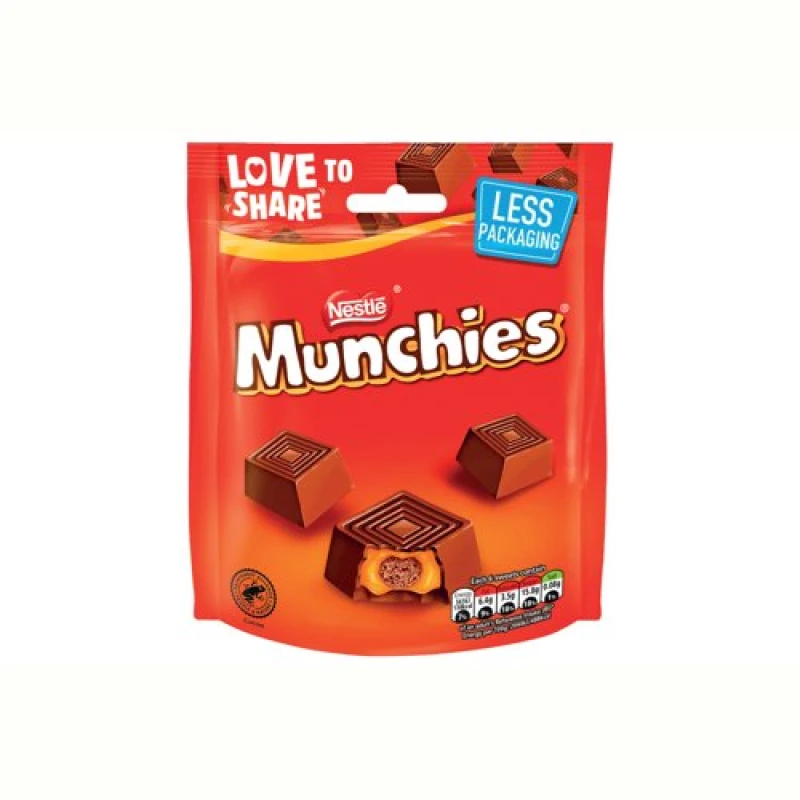 Image of Munchies Nestle Munchies Milk Chocolate Caramel Sharing Bag 104g 12465769 12465769