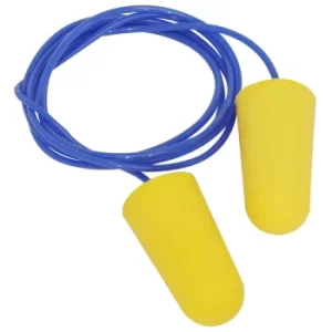 Image of Worksafe 404/100 Ear Plugs Disposable Corded Pack of 100 Pairs