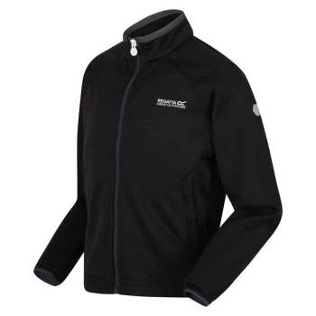 Image of Regatta Junior Highton Lite II Softshell Jacket - Black