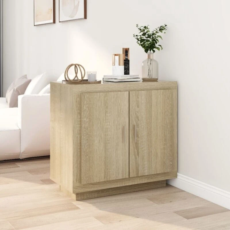 Image of VIDAXL Sideboard Sonoma Oak 80x40x75cm Engineered Wood Vidaxl 8720286966266