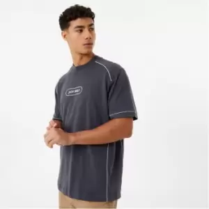 Image of Jack Wills Piping T-Shirt - Grey