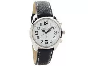 Image of Acctim 60553 Mens Peregrine Radio Controlled Talking Black Watch