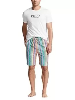 Image of Polo Ralph Lauren Shortie Pyjama - Multi, Size L, Men