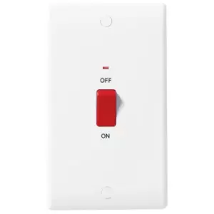 Image of BG Nexus White Double Pole Switch with Indicator 45A - 872