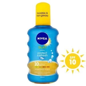 Image of Nivea Sun Invisible Protect Spray Spf10 200ml