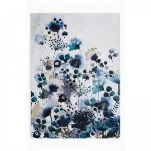 Image of Moody Blue Watercolour Canvas