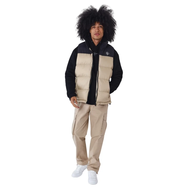 Image of Project X Paris Puffer Jacket Project X Paris Beige Male S 2350030_BGBK