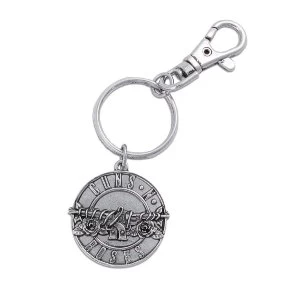 Image of Guns N' Roses - Disc Logo Metal Keychain