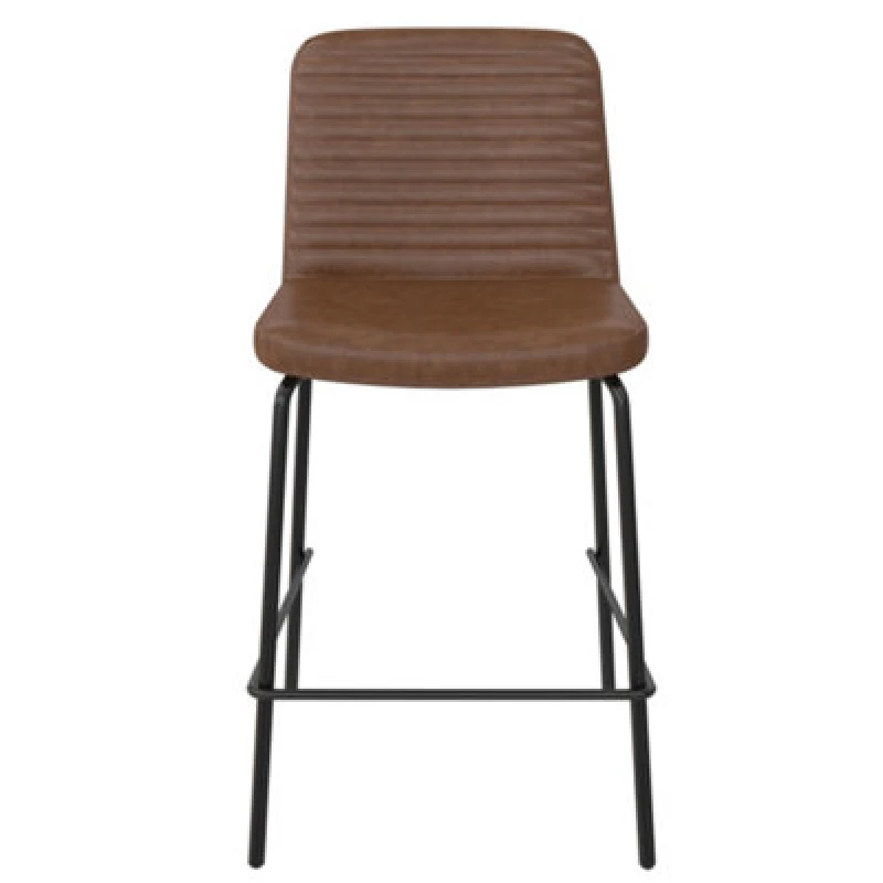Image of Dorel Corey Counter Stool Camel Faux Leather, Brown S037416QEUK