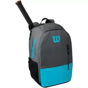 Image of Wilson Unisex Adult Team Collection Backpack (One Size) (Blue/Grey)