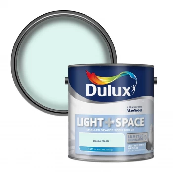 Image of Dulux Light & Space Ocean Ripple Matt Emulsion Paint 2.5L