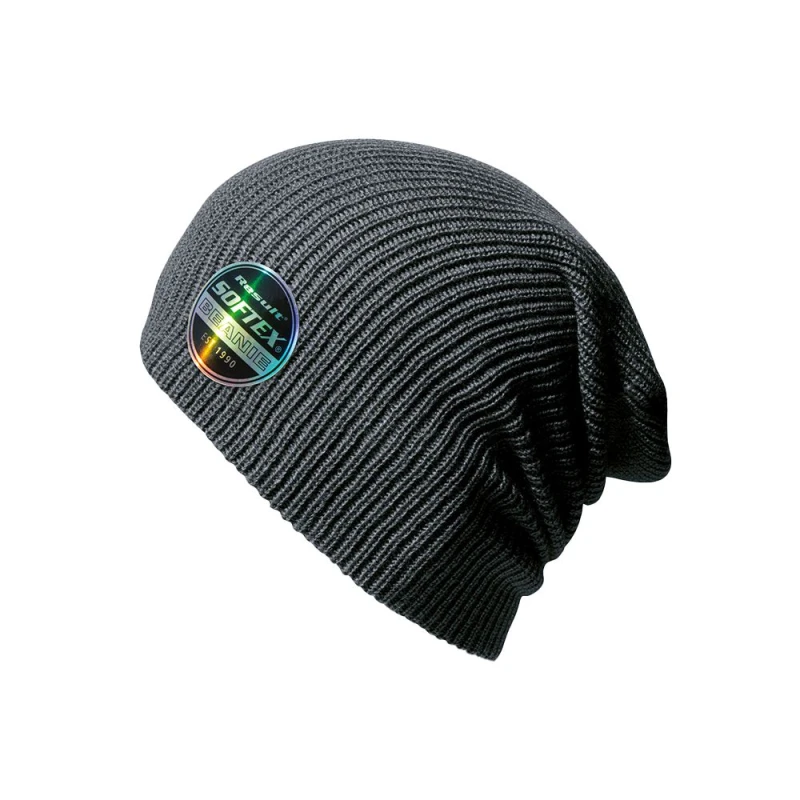 Image of Result Core Mens Soft Beanie in Charcoal Charcoal Male One Size