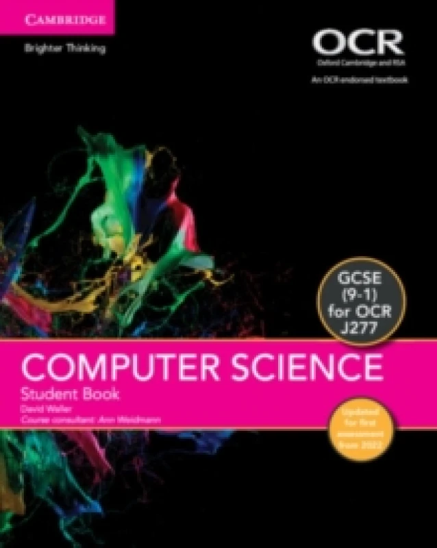 Image of David Waller GCSE Computer Science for OCR Student Book Updated Edition Book Multi unisex