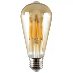 Image of 5 x Dimmable 4W ES E27 LED Filament Pear Shaped Bulbs