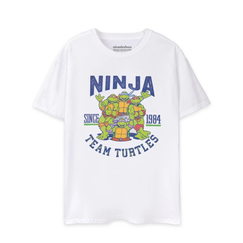 Image of Teenage Mutant Ninja Turtles Short Sleeved T-Shirt White