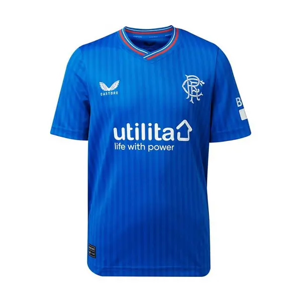 Image of Castore Rangers Home Shirt 2023 2024 Juniors - Blue 7 - 8 Years