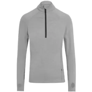 Image of AWDis Just Cool Mens Cool-Flex Half Zip Top (M) (Silver Grey)