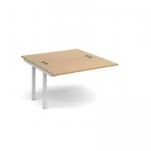 Image of Connex add on units back to back 1200mm x 1600mm - white frame and oak