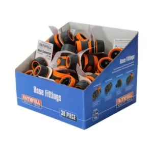 Image of Faithfull Plastic Female Hose Connector (Box 30)