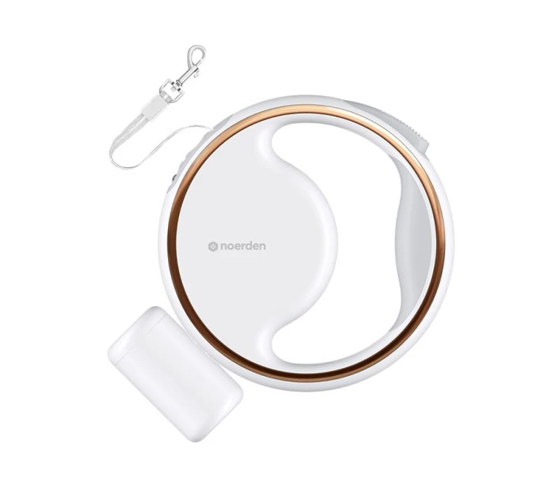 Image of NOERDEN Lumi Retractable Pet Leash - White 6976941800341
