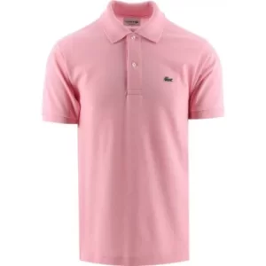 Image of Lacoste Lotus Pink Classic Fit Short Sleeve L1212 Polo Shirt