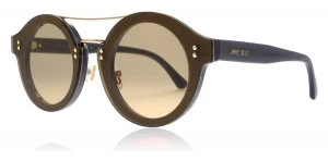 Image of Jimmy Choo Montie/S Sunglasses Grey Glitter 189 64mm