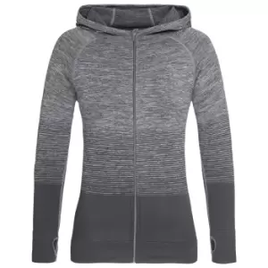 Image of Stedman Womens/Ladies Active Seamless Raglan Jacket (S) (Light Grey Transition)