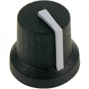 Image of Cliff CL170844CR Knob K87Mbr Black Grey 6mm Spl