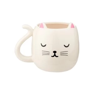 Image of Sass & Belle Cutie Cat Shaped Mug