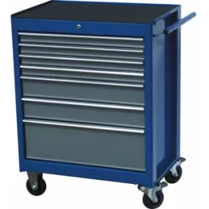 Image of Senator 7-Drawer Cabinet Blue/Grey