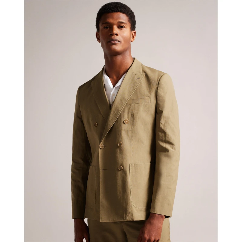 Image of Ted Baker Suit Jacket - Cream Cream S