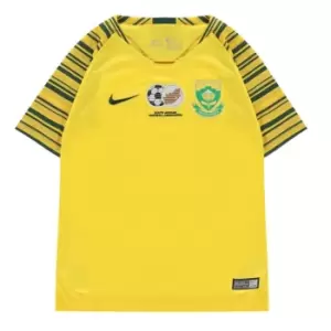 Image of Nike South Africa Home Shirt 2019 2020 Juniors - Yellow