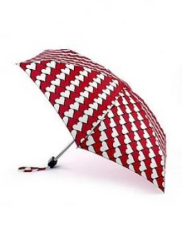 Image of Lulu Guinness Lulu Guinness Kissing Hearts Tiny Umbrella