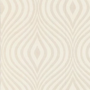 Image of Superfresco Paintables White Curvy wallpaper - One size