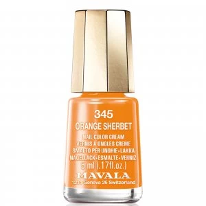 Image of Mavala Orange Sherbet Nail Polish 5ml