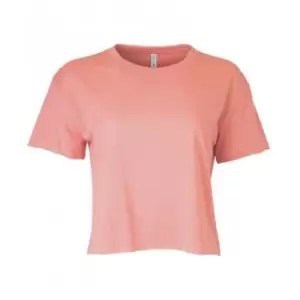 Image of Next Level Womens/Ladies Festival Cali Short-Sleeved T-Shirt (S) (Desert Pink)