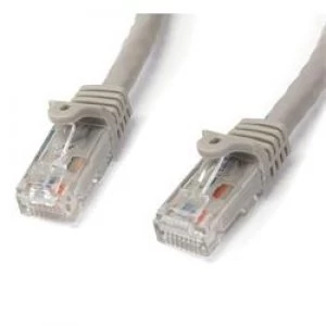 Image of StarTech.com 35ft Gray Gigabit Snagless RJ45 UTP Cat6 Patch Cable