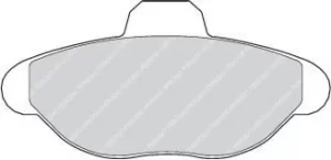 Image of Ferodo FDB749 Brake Pad Set Front Axle Premier Car