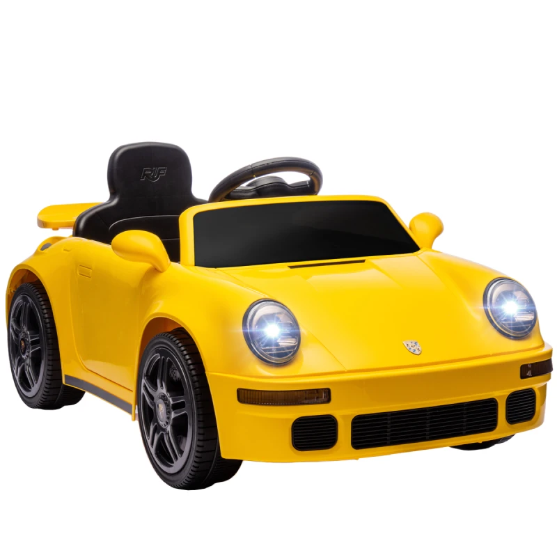 Image of AIYAPLAY AIYAPLAY Battery Powered Kids Electric Car with Remote Control - Yellow