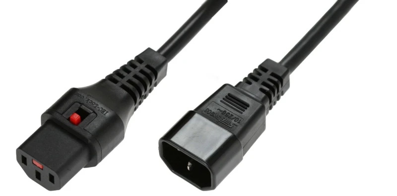 Image of Microconnect PC1003 power cable Black 1.5 m C13 coupler C14 coupler