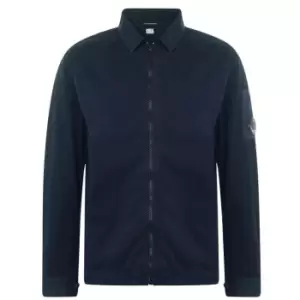 Image of CP COMPANY Zipped Overshirt - Blue