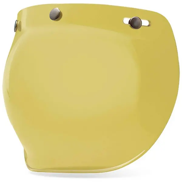 Image of Bell Custom 500 3-Snap Bubble Shield Hi-Def Yellow Size