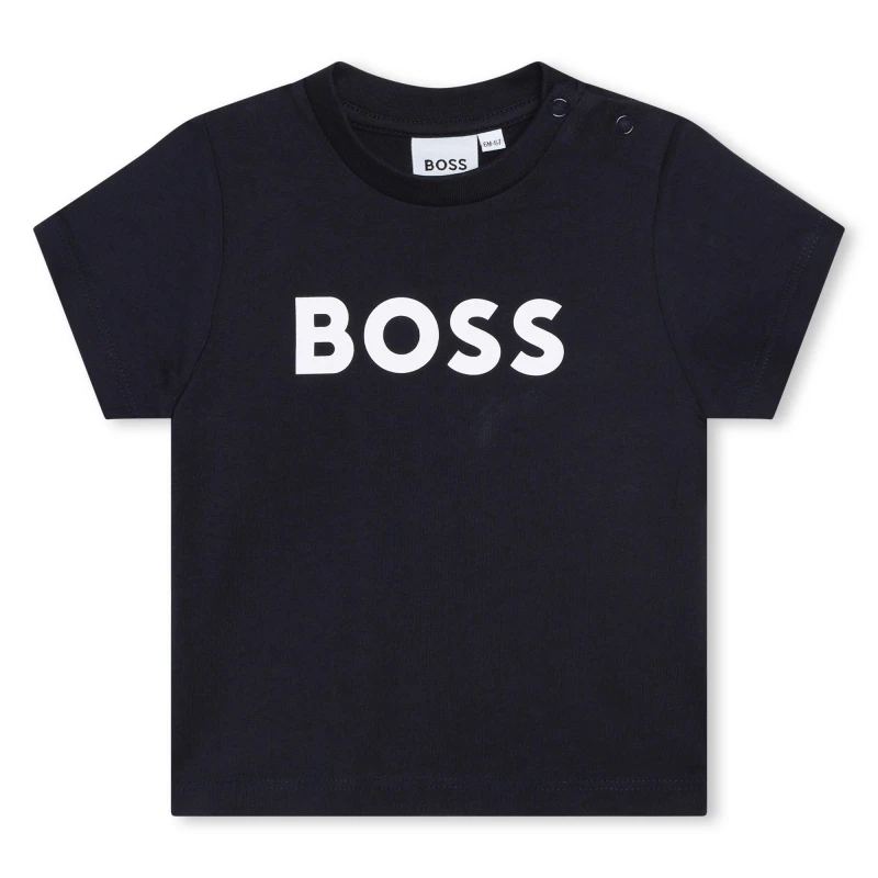 Image of Boss Babies Large Logo T Shirt - Blue Blue 12 - 18 Months
