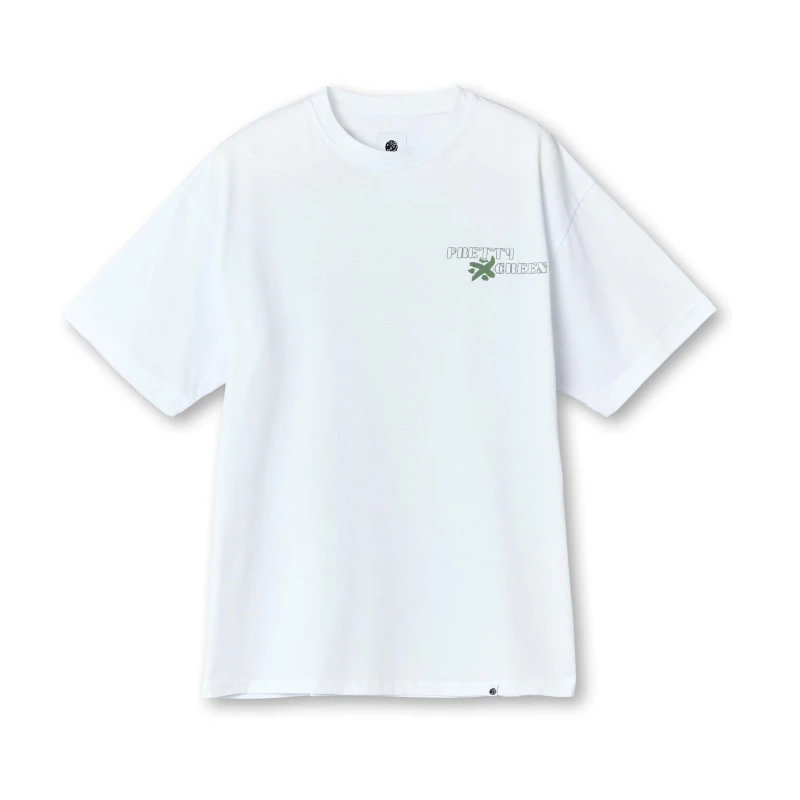 Image of Pretty Green Mens Scorpio Rising Regular Fit T-Shirt White male Small