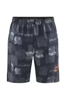 Image of Core Charge Marble Effect Loose Fit Shorts