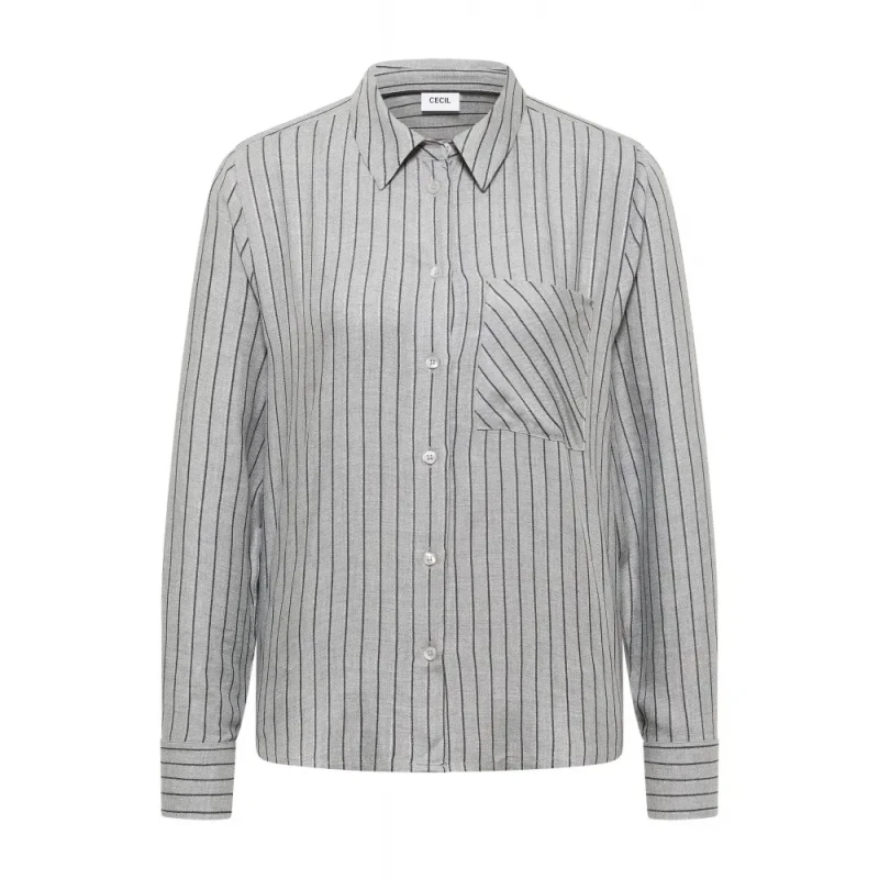 Image of cecil Womens blouse Cecil Flanell Gris Female L