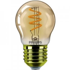 Image of Philips Lighting LED (monochrome) EEC A (A++ - E) E27 3.5 W = 15 W Warm white (Ø x L) 45mm x 45mm